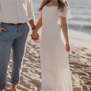 Reformation Butterfly Dress in Ivory